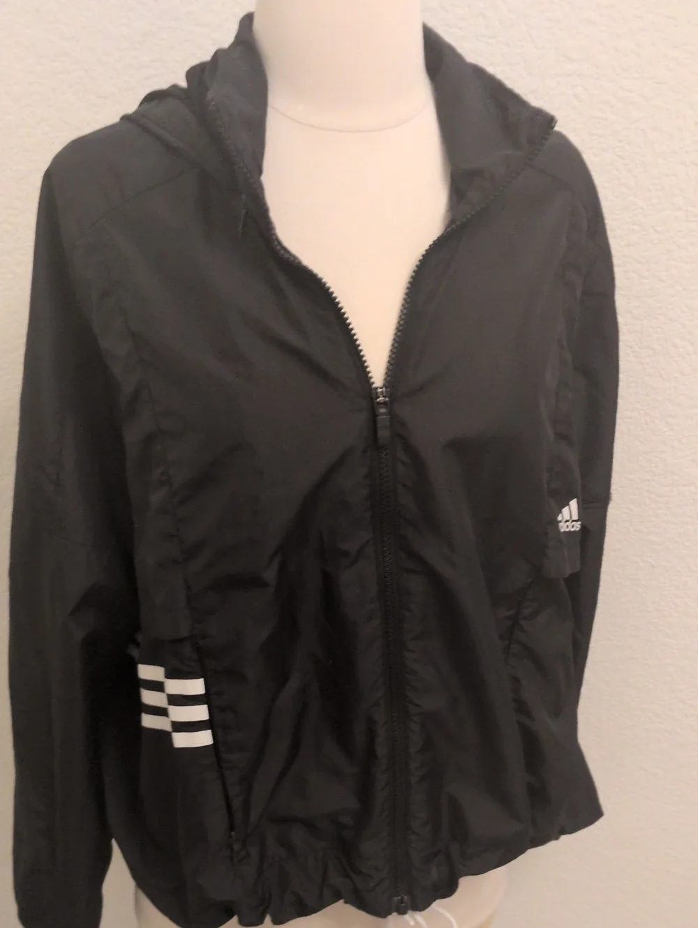 Adidas Women's ID Windbreaker Jacket XL Black